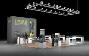 Vizualizace expozice Lippejagd výstava IWA