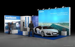 Vizualizace expozice Selson Automechanika