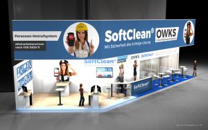 Vizualizace expozice SoftClean Security